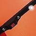Sorbus 10 ft Patio Umbrella LED Solar Power, Orange, Modern Style, Alloy Steel Frame, Solid Pattern, Manual Tilt, 15.1 lbs, Adult, Sun & Rain Use, Round Shape, Alloy Steel Handle, Wipe Clean Care