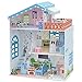 CubicFun Dollhouse Kits with Furniture,Kids House 3D Puzzle Toys 112 Piece,Seaside Villa P683h
