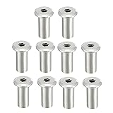 uxcell M8x22mm Hex Socket Head Insert Nut Screw