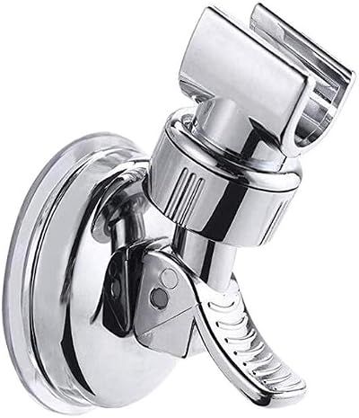 Cretty-Meet Adjustable Shower Head Holder Suction Cup Bracket Chrome