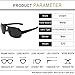 Joopin-Polarized Sunglasses Men Polaroid Driving Sun Glasses Mens Sunglass (Black, Simple package)
