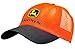 John Deere Men's Hi Vis Mesh Trucker Hat Orange