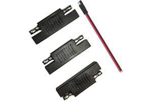 Sunway Solar SAE Polarity Reverse Adapter Connectors for SAE Quick Disconnect Extension Cable, Solar Panel Battery Power Charger and Maintainer-3Pack