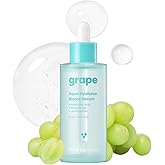 THANKYOU FARMER Grape Aqua Hyaluron Biome Serum, 10 Types Hyaluronic Acid Serum for Face, Non-Comedogenic, Dewy Soft Skin, Lactobacillus Ferment, Hydrating Korean Serum for Face 1.75 fl.oz 50ml