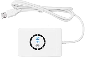 NFC Reader, ACR122U NFC USB2.0 424kbps 13.56MHz Contactless Smart Card Reader Writer,Smart IC Card Reader Writer Copier Dupli