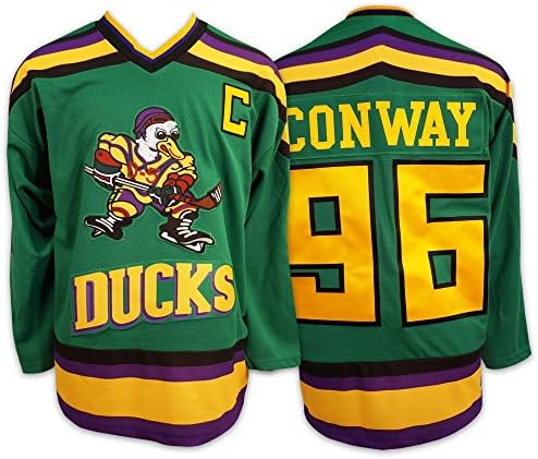 Mighty Ducks Movie Jersey CONWAY #96 (Large)