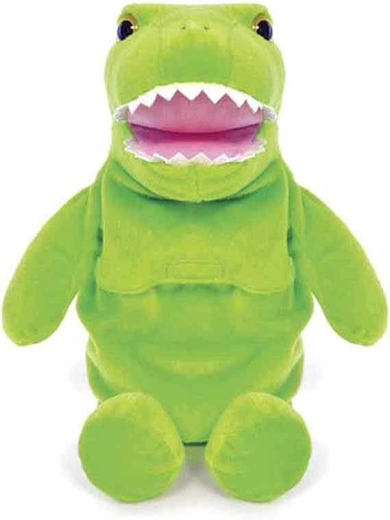 Novelty Hot Water Bottle Gift With Removeable Plush Dinosaur Animal