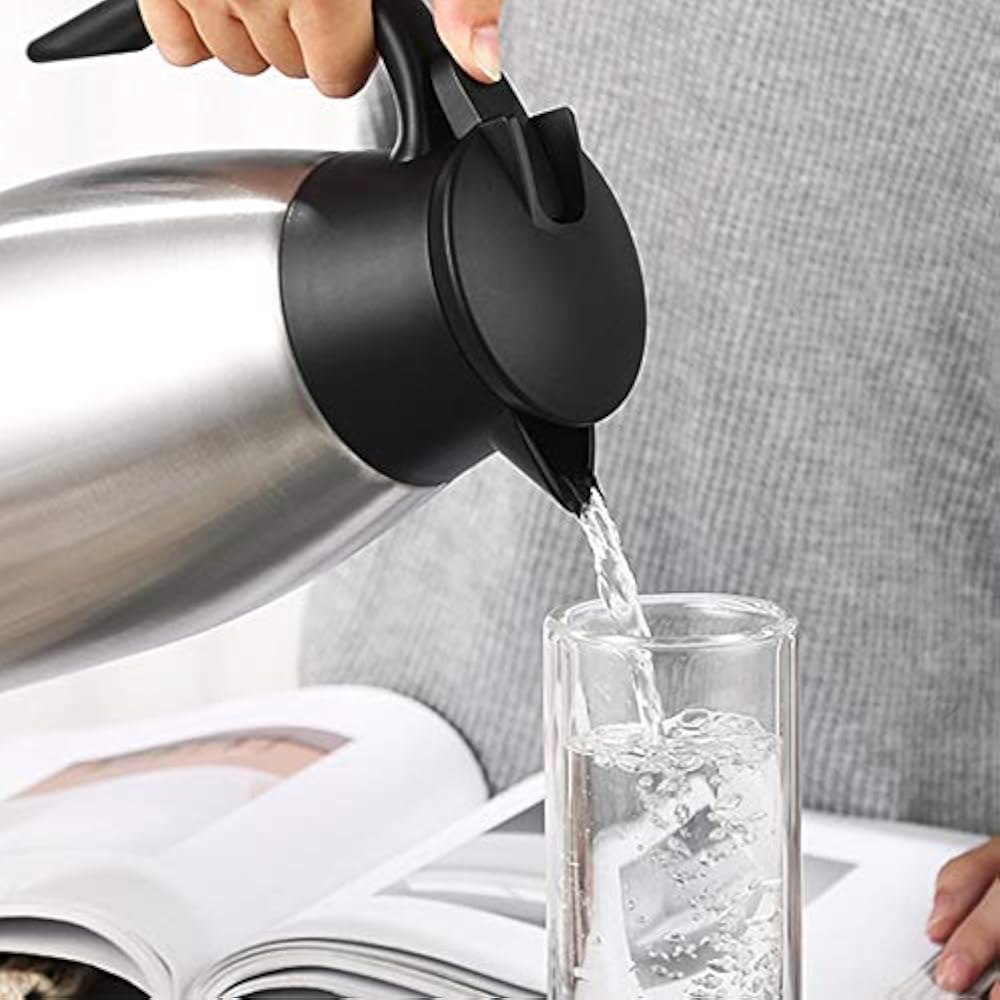 68oz Coffee Carafe Airpot Insulated Thermos Urn Stainless Steel Vacuum