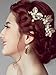 Venusvi Bridal Hair Pins- Wedding Hair Accessories(Pack of 3)