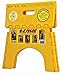 B&R Plastics 101-6Y-YELLOW EZ Foldz Step Stool