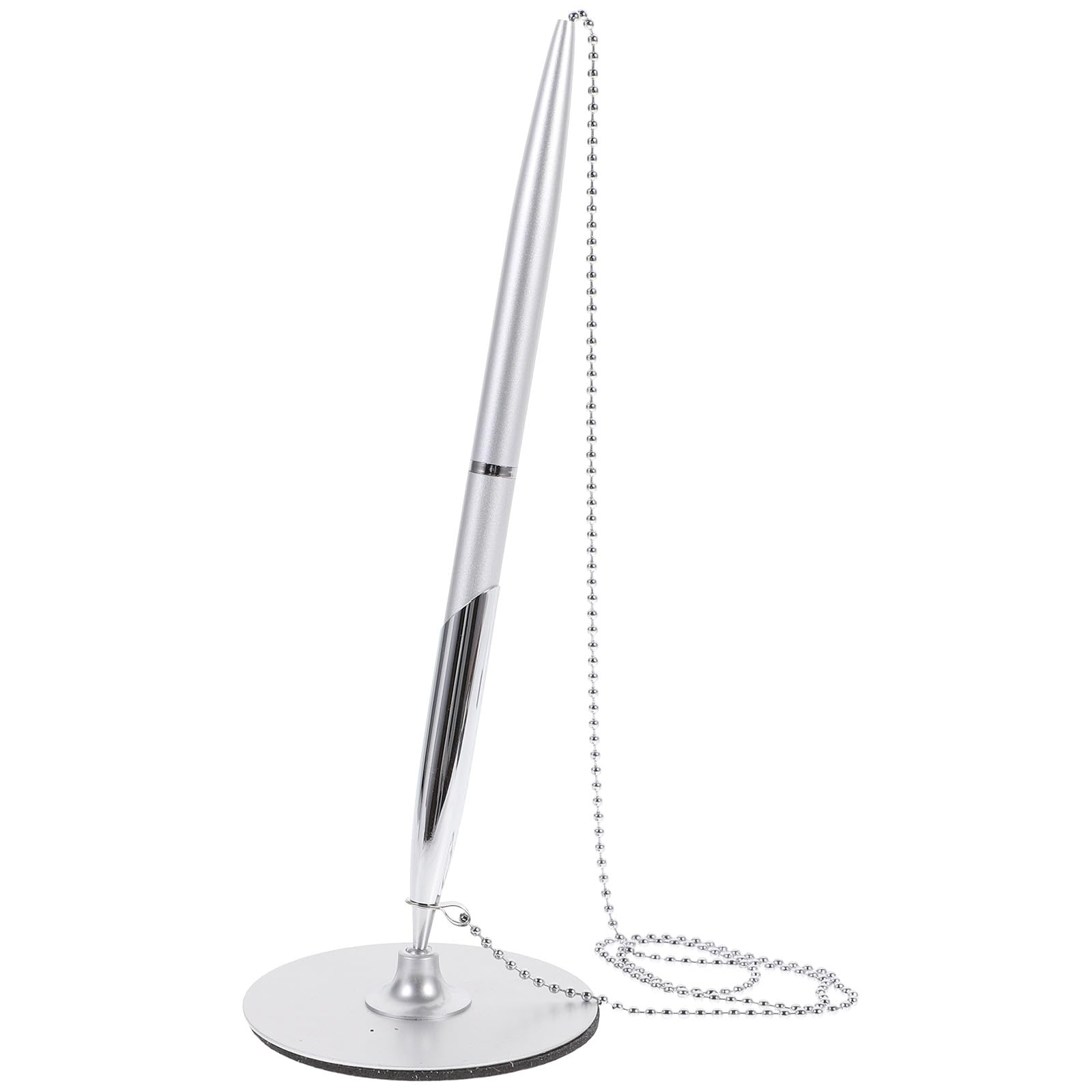 LIFKOME Counter Pen Secure Pen Desk Pen with Ball Chain Desktop Pens Signature Ballpoint Pen for Business Counter Office Hotel Lobby Retail Store Supplies