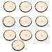 NUOLUX Wood Slices Wood Disc Log Slices for DIY Crafts Wedding Centerpieces 7-9CM 10pcs
