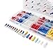 335 PCS Electrical Terminals Kit, MECO Cold-Pressed Wire Connectors Set with Box