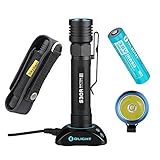 Olight S30R Baton III Cree XM-L2 LED 1050 Lumens 18650 Rechargeable Variable-Output LED Flashlight Side-Switch with SKYBEN Holster