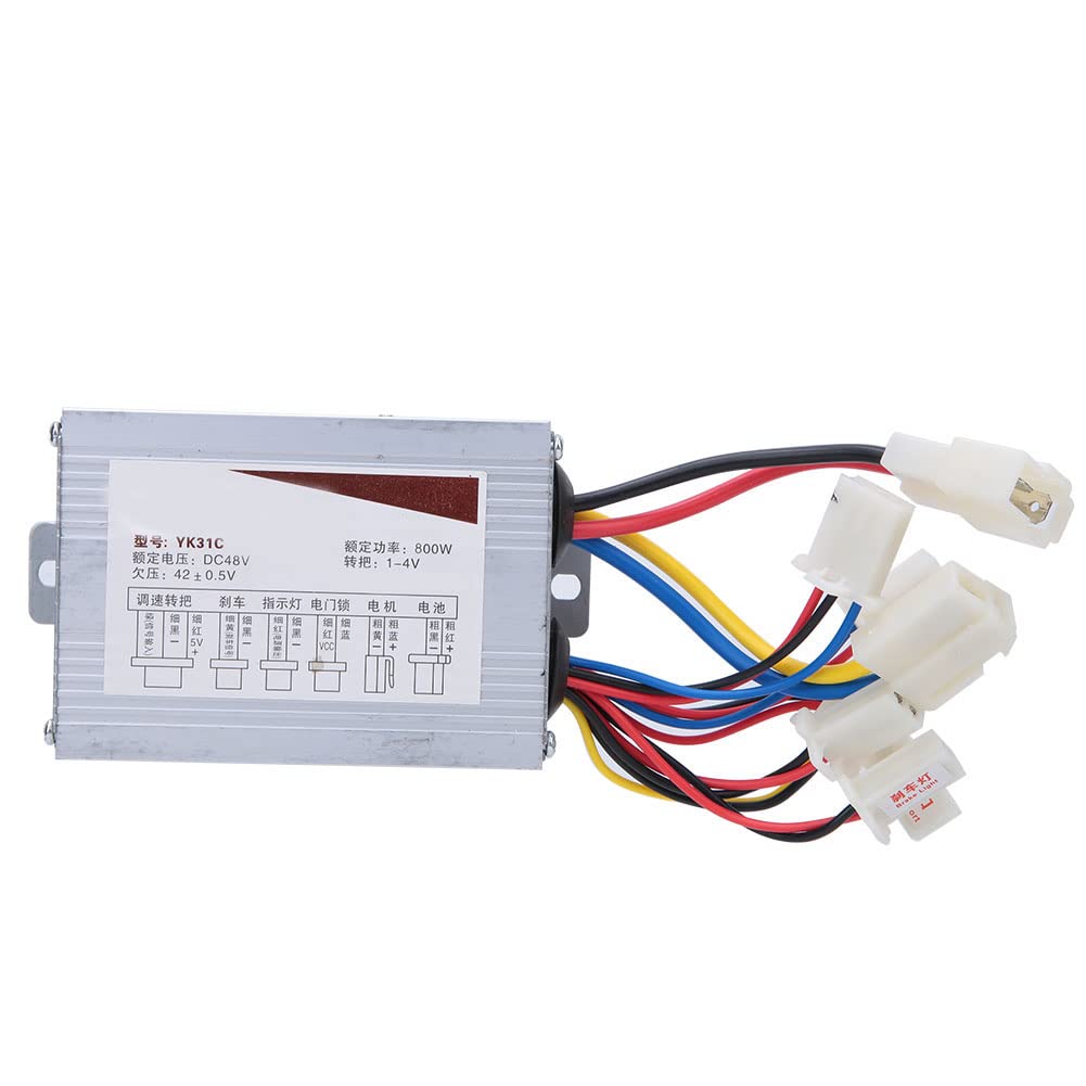 Agatige Motor Speed Controller 48V 800W Electrical Scooter E Bike Bike Tricycle Brush Motor Control Box