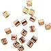 20Pcs/lot 12mm Craft Rose Gold Metal Rectangle Tape Closure Hook & Clasp Waist Extenders Sewing On Clothes Bra Clip Hooks