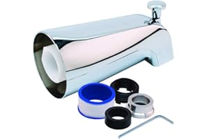 EZ-FLO 15067 Universal Tub Spout with Diverter, 5-1/8 inch, Chrome