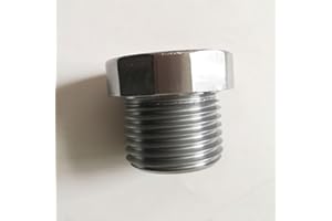 Tidevib Wood Lathe Chuck Adapter, for Stainless Steel for Spindle Adapter Wood Turning Lathe, 1-1/2"-8 TPI to 1-1/4"-8 TPI Th