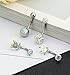 REVOLIA 4Pcs 14G Stainless Steel Belly Button Rings for Women Navel Rings CZ Body Piercing AB