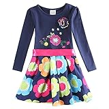 Novatx Baby Girls Cotton Long Sleeves Winter Dress (5/6y)