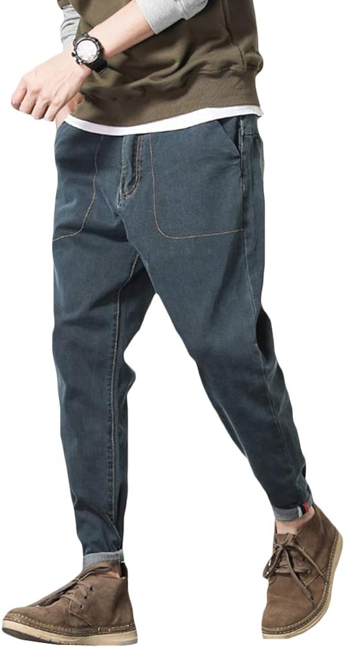 Amazon Gomy ジョガー パンツ デニム サルエル メンズ 春 夏 秋