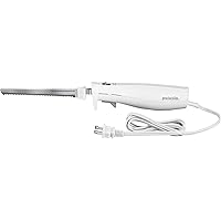 Proctor Silex Easy Slice Electric Knife for Meat Slicing, Poultry, Bread, Crafting Foam and More, Lightweight with Contoured