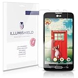 iLLumiShield - LG Optimus L70 Screen Protector Japanese Ultra Clear HD Film with Anti-Bubble and Anti-Fingerprint - High Quality (Invisible) LCD Shield - Lifetime Replacement Warranty - [3-Pack] OEM / Retail Packaging