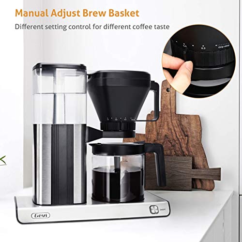 Coffee Maker，Gevi Pour Over Drip Coffee Maker with Warming