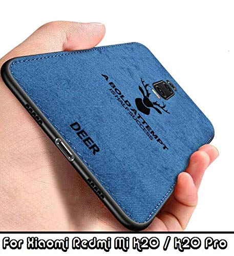 MobiTussion® - Deer Series - Shockproof Anti Slip Soft Fabric Case with with Camera Protection Premium Protective Back C