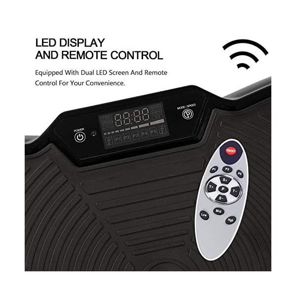 Display4top-Ultra-Slim-Vibration-Plate-Exercise-Machine5-Programs-180-LevelsFull-Whole-Body-Vibration-Machine-for-Home-Fitness-Weight-LossWith-Bluetooth-SpeakersMaxloading-150kgs display4top Ultra Slim Vibration Plate Exercise Machine,5 Programs + 180 Levels,Full Whole Body Vibration Machine for…