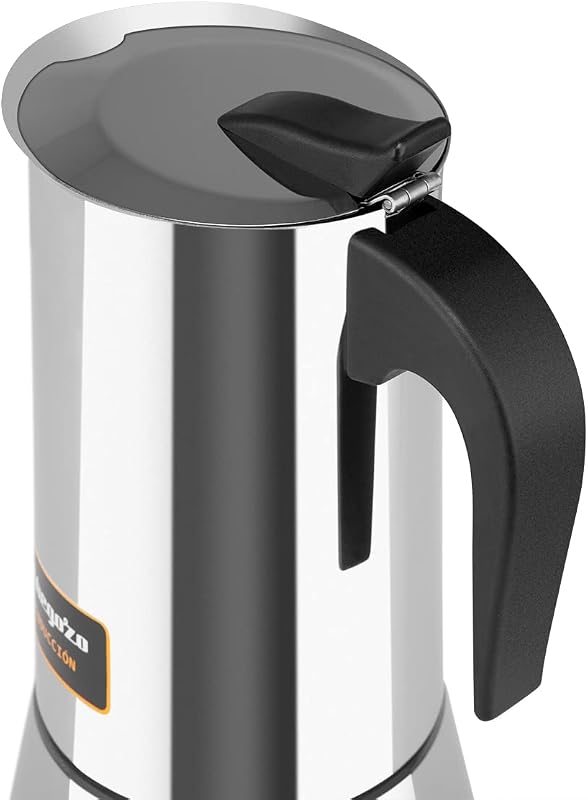 KFI 1260 - Máquina de Café Italiana, 12 Chávenas, Pega, Válvula de Segurança, Aço Inoxidável