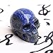 2'' Hand carved skulls Healing Crystal Stone Human Reiki Skull Figurine Statue Sculptures Mixed Stone(Pack of 2)