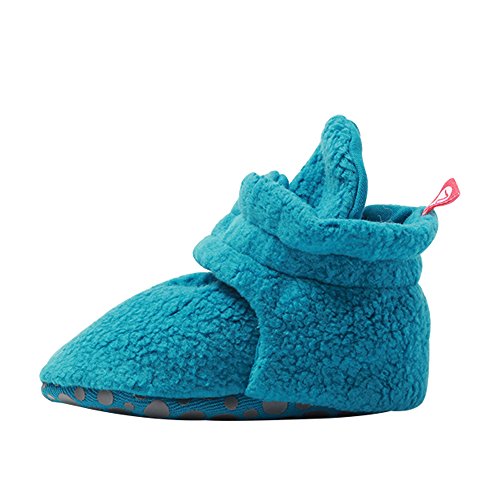 image for Zutano Cozie Fleece Baby Booties with Cotton Lining and Grippers, Unis