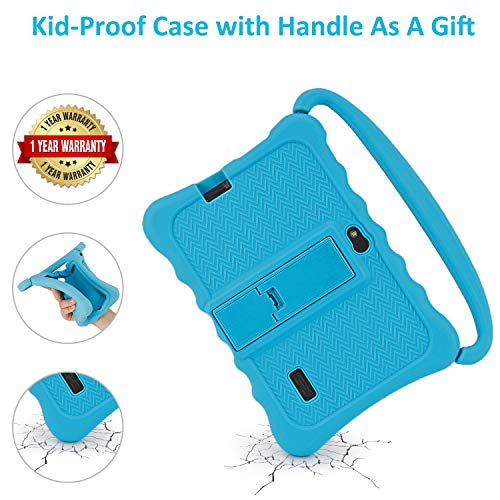 Kids Tablets PC, Veidoo 7 inch Android 8.1 Tablet with Google Play Store GMS Certification 16GB Storage, IPS Screen, Premium Parent Control Pre-Installed iWAWA APP, Best Gift for Kids (Turquoise) - Thumbnail 5