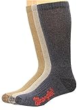 Riggs Casual Cotton Work Boot Socks, Assorted, Lrg (M 9-13), 3 Pair