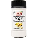 Badia MSG Seasoning, 2.75 oz &ndash; Monosodium Glutamate | Monosodium Glutamate, Flavor Enhancer For Beef, Poultry, Stir-Fries, Vegetables