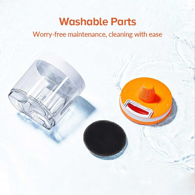 Airbot Dust Mite Vacuum Cleaner UV Disinfection CM900,Mattress Vacuum Cleaner,trong & Safe UV Sterilization Function, LED Intelligent Display Panel, Detachable & Washable Parts - White