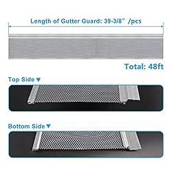 Air Jade Gutter Guard 5'', Super-Fine Coated