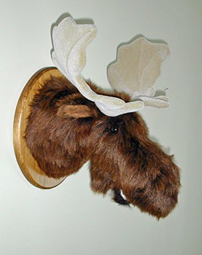 Plush Moose Head "George" Medium Plaque Mount