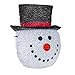 Besti Snowman Porch Light Cover Holiday and Christmas Decorations | Flexible, Weather-Resistant Acrylic | No Tools or Installation Required | Fits Standard Outdoor Lighting