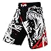 SUOTF Black Ink Style Domineering Screaming Fight MMA Fitness Breathable Shorts Boxing Tiger Muay Thai MMA Shorts