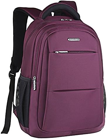 Laptop Backpack Water ResistantPolyester School Bookbag College Travel Backpack for 15.6 Inch Laptop Backpack Water Resistant Laptop Bag (purple)