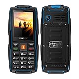 Rugged Tough Unlocked Cell Phone 3000mAh Battery Waterproof Shockproof and Dustproof Phone VKworld New Stone V3(black/blue)
