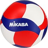 Mikasa V360W-USA Volleyball FIVB Approved for Practice and Recreation (Red/Blue/White)