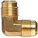 Anderson Metals 54055-06 Brass Tube Fitting, 90 Degree Elbow, 3/8