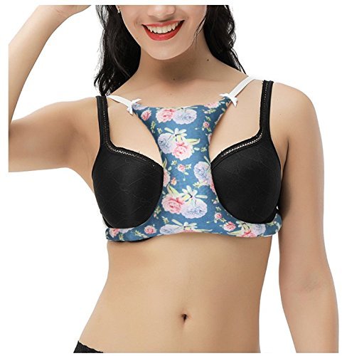 Roll Over Image to Zoom in Breast Support and Anti Wrinkle Bra Pillow to Eliminate Chest Wrinkles Prevention and Support (Blue) - Thumbnail 5