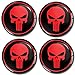 4 x 60mm 3D Stickers for Wheel Center Caps A 360
