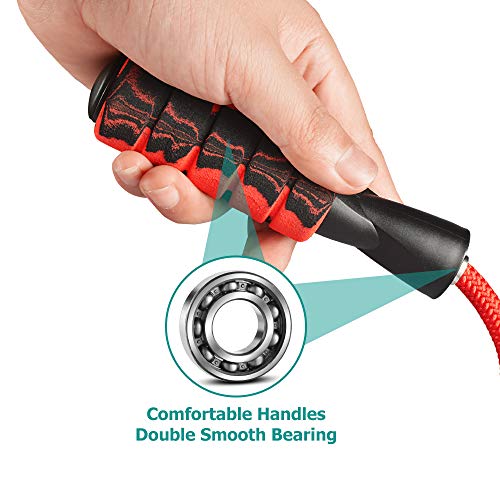 Denvosi Professional Jump Rope Workout, Overstriking Weighted Ball