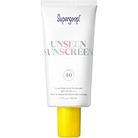 Supergoop! Unseen Sunscreen - SPF 40-1.7 fl oz - Invisible, Broad Spectrum Face Sunscreen - Weightless, Scentless, and Oil Fr