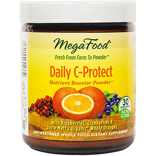 MegaFood - Daily C-Protect Booster Powder, Supports Immune Health with Vitamin C, 30 Servings (2.25 oz) (FFP)